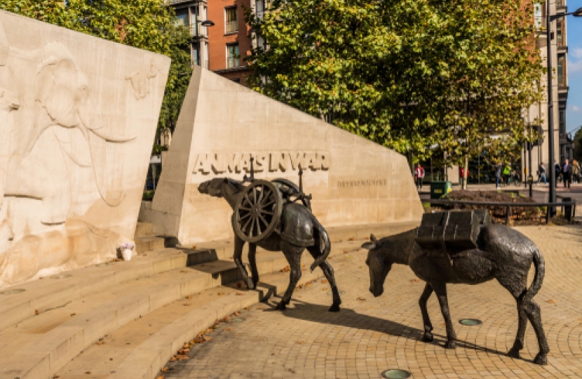 Animals in War memorial
